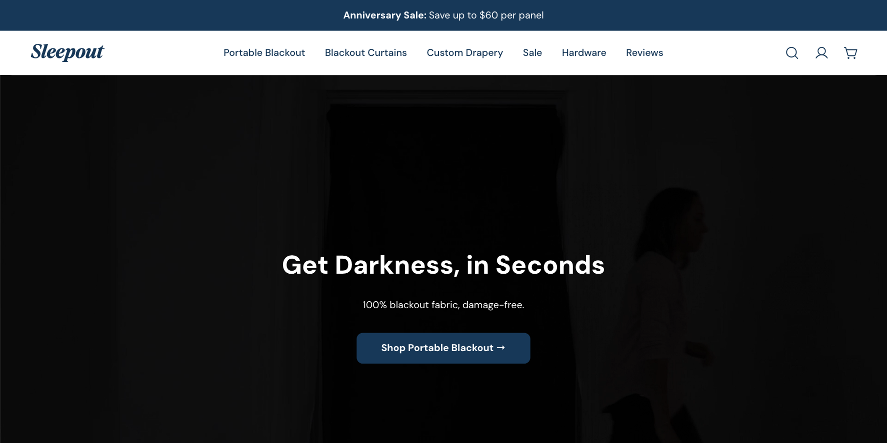 Sleepout homepage